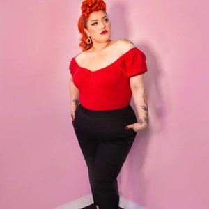 XXL Cigarette Pants - VIXEN BY MICHELINE PITT